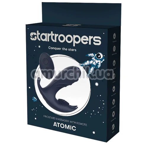 Вибростимулятор простаты Startroopers Atomic, синий