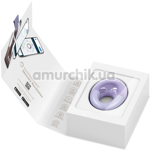 Массажер для глаз Geske Cool & Warm Eye Massager 7 in 1, сиреневый