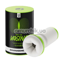 Рукав для мастурбатора Kisstoy Bananasome Rocket X7 - Vagina, білий - Фото №1