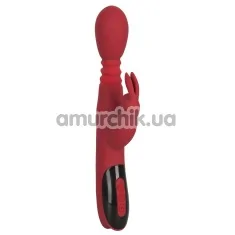 Вибратор с подогревом Rechargeable Massager For Her Rabbit Vibrator, красный - Фото №1