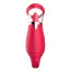 Симулятор орального сексу для жінок з вібрацією Sweet Play Licking Tongue Suction Vibrator A18, червоний - Фото №3