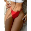 Трусики-стрінги Star Night Rhinestone Panties With Crystals, червоні - Фото №14