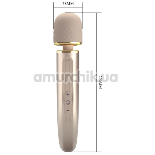 Універсальний вібромасажер Pretty Love Interesting Massager, золотий