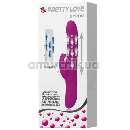 Вібратор Pretty Love Byron, рожевий