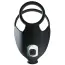 Віброкільце зі стимулятором мошонки Rebel Men's Gear Cock Ring With RC Ball Massager, чорне - Фото №2