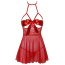 Комплект Kissable Sexy Kiss Babydoll Set, червоний: пеньюар + трусики-стрінги - Фото №6