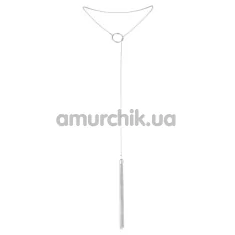 Прикраса для тіла Bijoux Indiscrets Magnifique Tickler Pendant Chain, срібна - Фото №1