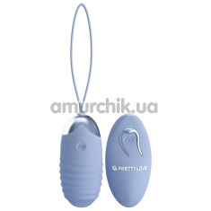 Виброяйцо Pretty Love Jessica, голубое - Фото №1