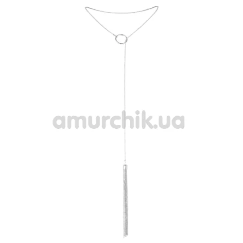 Украшение для тела Bijoux Indiscrets Magnifique Tickler Pendant Chain, серебряное - Фото №1