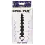 Анальний ланцюжок Anal Play Heart Beads, чорний - Фото №4