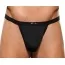 Трусы-стринги мужские Microfiber Sport Thong, черные - Фото №3