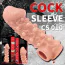Насадка на пеніс Kokos Cock Sleeve CS 010-S, тілесна - Фото №8