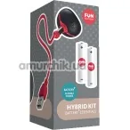 Набор из 2 аккумуляторных батареек и магнитной зарядки для игрушек Fun Factory Hybrid Kit - Фото №1