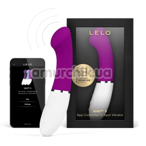 Вибратор Lelo Gigi 3 Deep Rose (Лело Джиджи 3 Дип Роуз), пурпурный