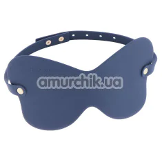 Маска на глаза Taboom Silicone Supreme Blindfold, синяя - Фото №1