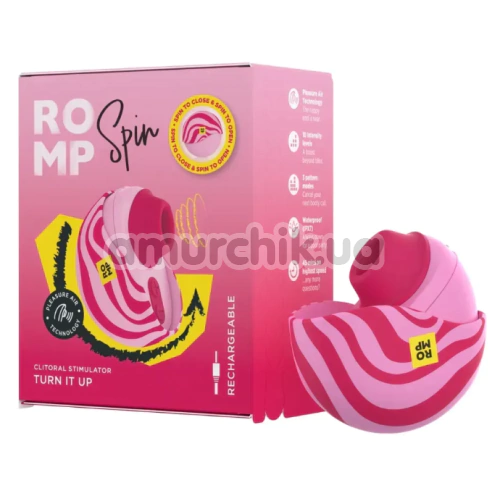 Симулятор орального секса для женщин Romp Spin, розовый