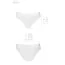 Трусики Passion PS002 Panties, білі - Фото №3