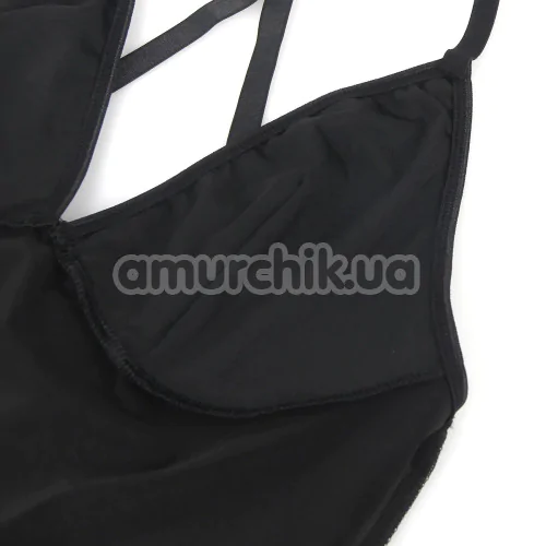 Платье Star Night Backless Wetlook Mini Dress, черное