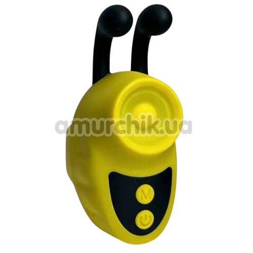 Вібратор на палець з пульсацією Passion Play Finger Tapping Vibe, жовтий