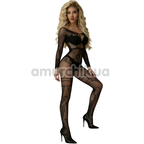 Комбінезон Star Night Forest Net Bodystocking, чорний