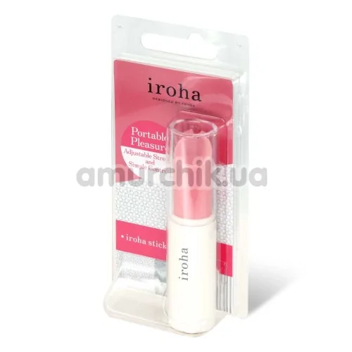 Клиторальный вибратор Tenga Iroha Stick, светло-розовый