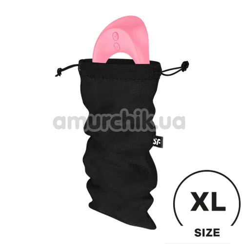 Чехол для хранения секс-игрушек Satisfyer Treasure Bag Size XL, черный - Фото №1