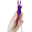Кліторальний вібратор A - Toys Vibrating Egg Bunny, фіолетовий - Фото №3