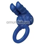 Виброкольцо Taurus Vibrating Penis Ring, синее - Фото №1