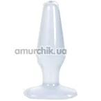 Анальна пробка Crystal Jellies Medium, 14 см прозора - Фото №1