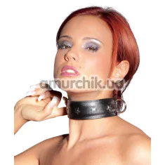 Нашийник з напівкільцем Zado Fetish Collar, чорний - Фото №1
