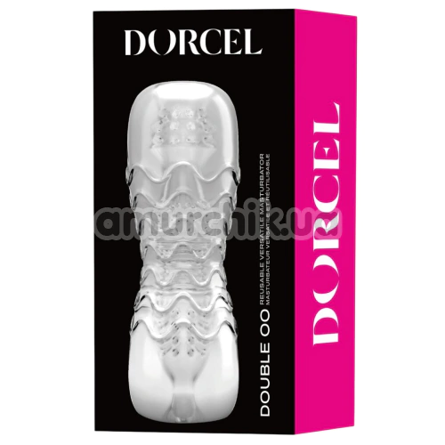 Мастурбатор Dorcel Double Oo, прозорий