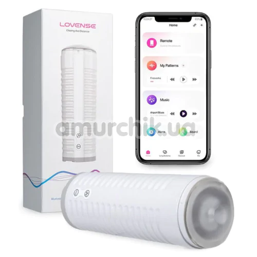 Мастурбатор Lovense Max 2, прозорий