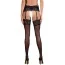 Панчохи Obsessive Mixty Stockings, чорні - Фото №2