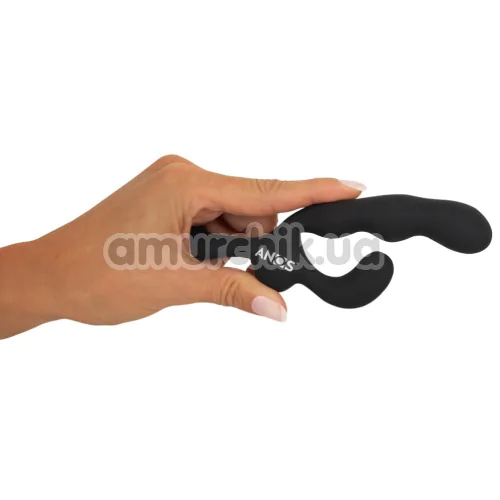 Вибростимулятор простаты Anos Finest Butt Wear Flexible Prostate Stimulator With 3 Motors, черный