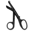 Ножиці для бондажу Liebe Seele Safety Scissors, чорні - Фото №2