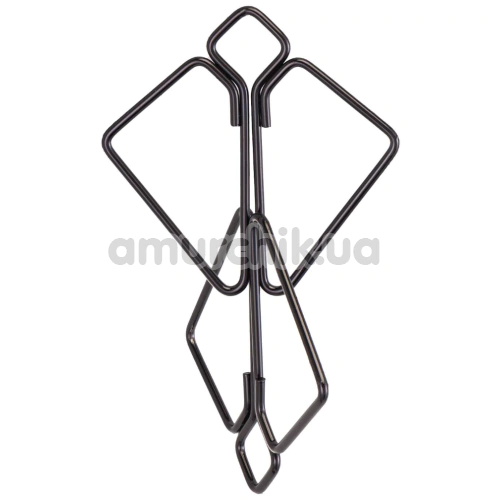 Зажимы для сосков Lockink Minimalism Metal Nipple Clamps, серебряные