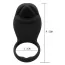 Виброкольцо Silicone Love Ring Tongue, черное - Фото №5