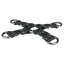 Ремешки для фиксаторов Easy Toys 4-Way Hogtie, черные - Фото №2