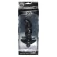 Вибростимулятор простаты Master Series Onyx Vibrating Silicone Anal Plug, черный - Фото №9