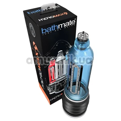 Гідронасос для збільшення пеніса Bathmate Hydromax 9, блакитний