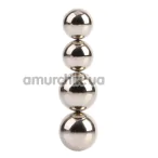 Зажимы для сосков Sins Inquisition Mighty Magnetic Nipple Orbs Kit, серебряные - Фото №1