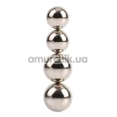 Зажимы для сосков Sins Inquisition Mighty Magnetic Nipple Orbs Kit, серебряные - Фото №1