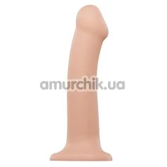 Фаллоимитатор Strap-On-Me Dual Density Silicone Bendable Dildo L, телесный - Фото №1