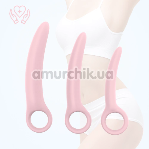 Вагинальные расширители Sweet Play Pelvic Floor Muscles Training Set A13, розовые