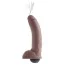 Фаллоимитатор с эякуляцией King Cock 9 Squirting Cock with Balls, коричневый - Фото №1