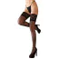 Чулки Cottelli Legwear Hold-up Stockings, черные - Фото №1