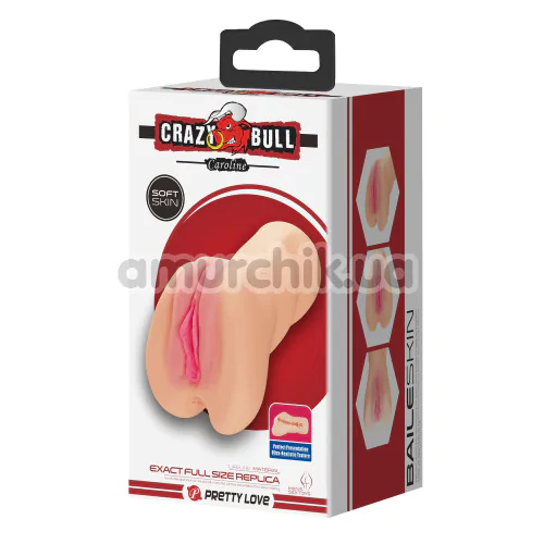 Искусственная вагина и анус Crazy Bull Caroline, телесная