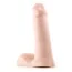 Фаллоимитатор Basix Rubber Works Dong Flesh, 15.2 см телесный - Фото №2