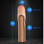 Насадка на пенис Performance Plus 7 Resilience Penis Extender, телесная - Фото №9