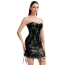 Сукня Star Night Patent Leather Corset Dress, чорна - Фото №7